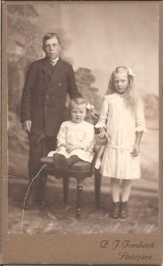 P. J. Forsbäck visitkort Stråtjära (PF183965).